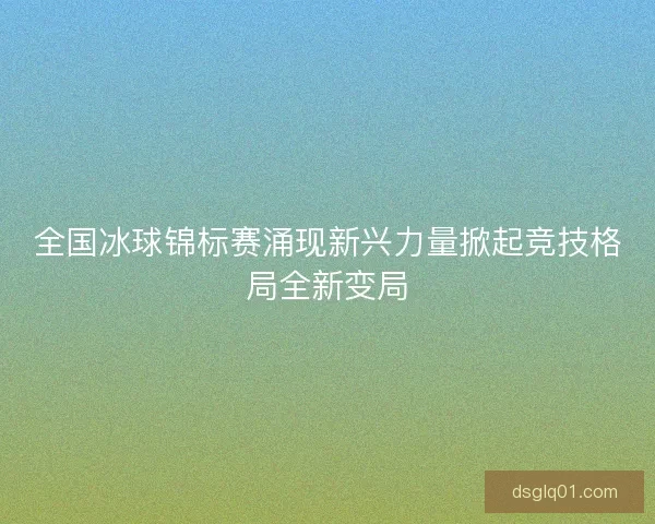 全国冰球锦标赛涌现新兴力量掀起竞技格局全新变局
